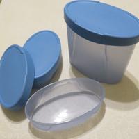 Set 3 contenitori "tupperware"