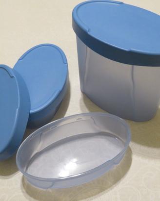 Set 3 contenitori "tupperware"