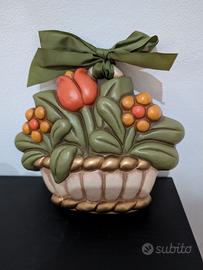 Thun da muro vaso con fiore 