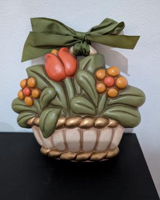 Thun da muro vaso con fiore 