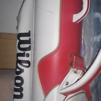 Golf, 2 borse in cuoio e pelle da golf