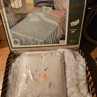 Trapunta in raso dipinta a mano