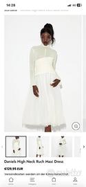 Vestito bianco elegante Daniels – taglia S