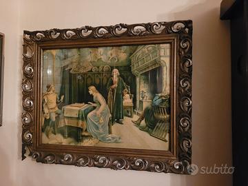 Quadro cornice legno