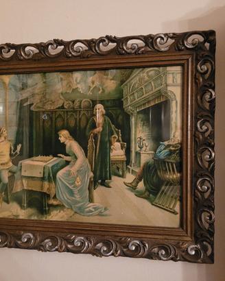 Quadro cornice legno