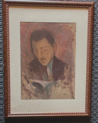 EMILIO PASINI BRESCIA 1872+1953 OLIO SU CARTONCINO
