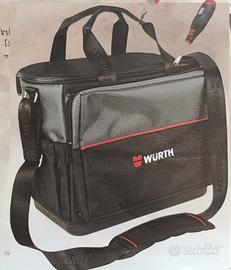 Borsa porta attrezzi e portautensili nera Wurth 