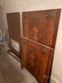 Letto singolo antico