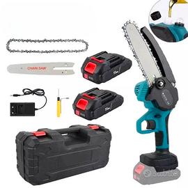 Motosega 2 Batteria 48V 6" Lubrificata ad Olio