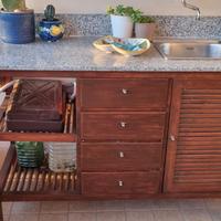 Mobile/cucina da giardino con lavello OTTIMOstato