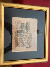 Quadretti su carta di papiro