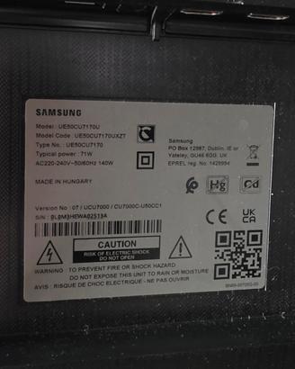 Samsung tv 55 e 50 pollici  