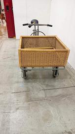 bicicletta triciclo da panettiere