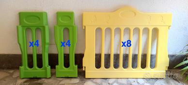 Recinto bimbi componibile 2x2mt, altezza 60 cm