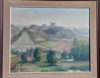 Quadro del pittore monferrino Pietro Amisano