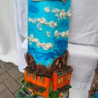 Coppo decorato decoupage 