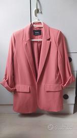 Giacca blazer Pull&Bear, donna, rosa. Mai usata.