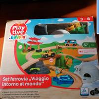 Set ferrovia in legno
