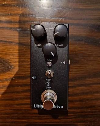 vintage overdrive pedale per chitarra elettrica