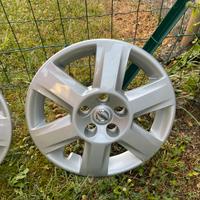 Copri cerchi, cerchi in ferro nissan  qashqai 2008
