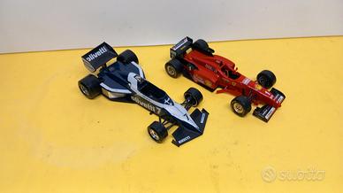 Coppia auto modelli Burago scala 1:24 - Ferrari F3