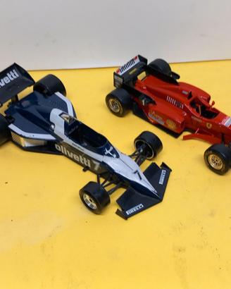 Coppia auto modelli Burago scala 1:24 - Ferrari F3
