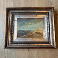 quadro. Una barca sola. 1981 Lucia Vecchi