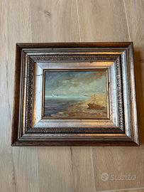 quadro. Una barca sola. 1981 Lucia Vecchi