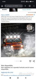 Fari led da Lavoro 90w Angel Eye 4x4