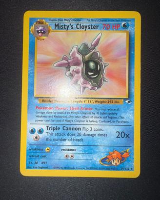 Misty's Cloyster Gym Heroes 29/132