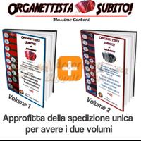 Manuali vol. 1 e 2 "Organettista Subito" a Numeri