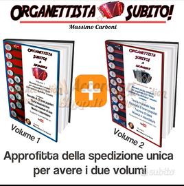 Manuali vol. 1 e 2 "Organettista Subito" a Numeri