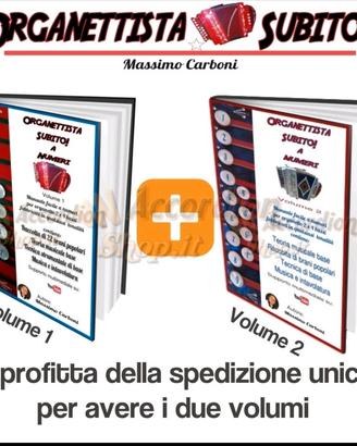 Manuali vol. 1 e 2 "Organettista Subito" a Numeri
