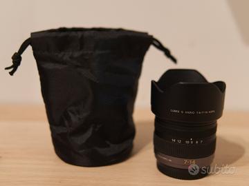 Panasonic Lumix G Vario 7-14 F4 ASPH come nuovo!