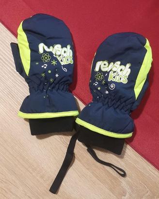 Guanti da sci invernali impermeabili 3 anni bimbo