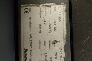 Trespallet elettrico Jungheirich