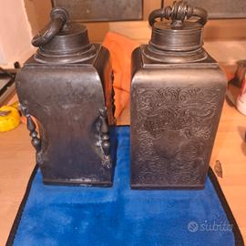 Coppia di Bottiglie Decanter Rein Zin Germania.