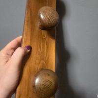 Appendiabiti in legno da parete
