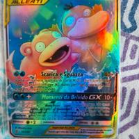 Carta Pokémon Slowpoke e Psyduck GX alleati