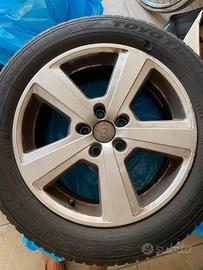 Cerchi in lega originali Audi 7,5J X 17”H2 e gomme