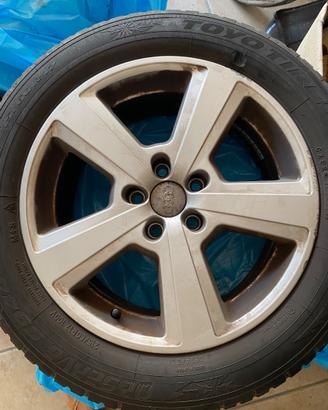 Cerchi in lega originali Audi 7,5J X 17”H2 e gomme