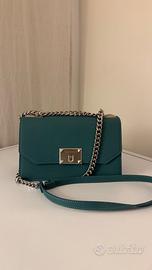 Charles & Keith crossbody bag, teal/emerald green,