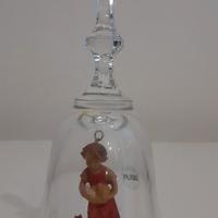 Campanello  vintage  in vetro ( Dolfi)