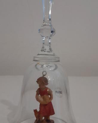Campanello  vintage  in vetro ( Dolfi)