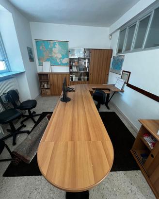 Arredo ufficio direzionale completo noce chiaro