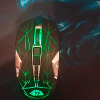 mause wireless gaming con Clik silenziato led 