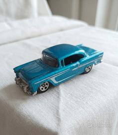 Hot Wheels '55 Chevy Azzurro Metallizzato