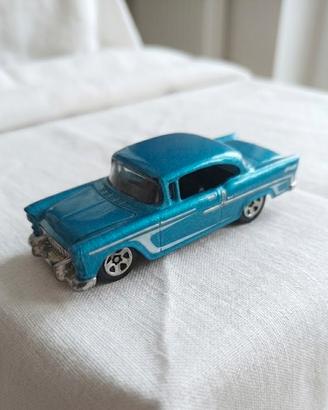 Hot Wheels '55 Chevy Azzurro Metallizzato