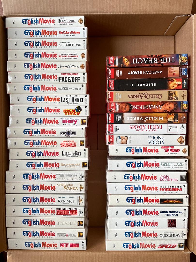 Videocassette VHS English Movie Audio/Video In vendita a Biella