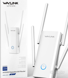WAVLINK Ripetitore WiFi 6 Potente per Casa, Amplif